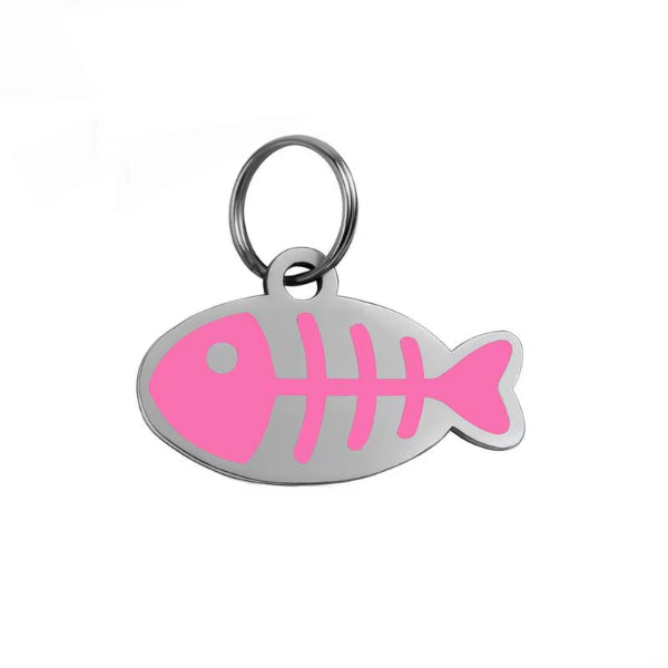 🎣 Médaille Poisson Personnalisable – Sécurité et Style pour Votre Animal ! 🐾