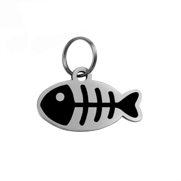 🎣 Médaille Poisson Personnalisable – Sécurité et Style pour Votre Animal ! 🐾