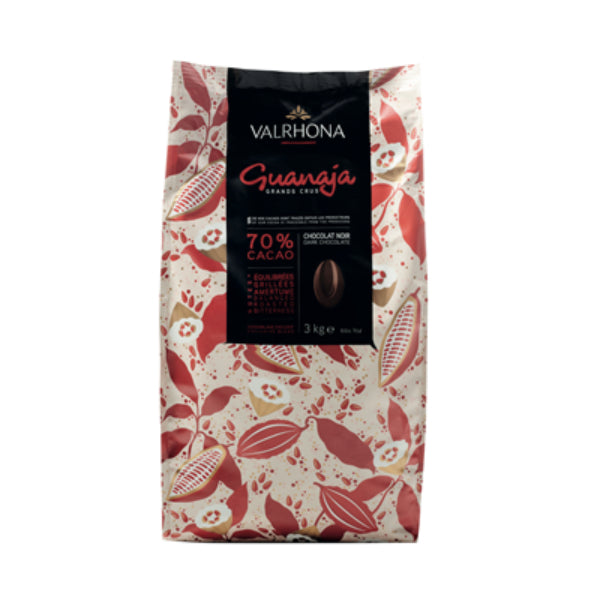 Valrhona Fève de chocolat noir 70% Guanaja 3 kg