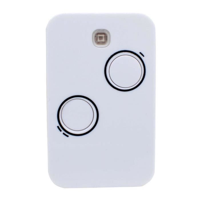 Télécommande GENIUS KILO TX2 JLC 6100332 blanche – ancien modèle à 2 touches