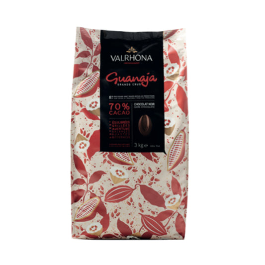 Valrhona Fève de chocolat noir 70% Guanaja 3 kg