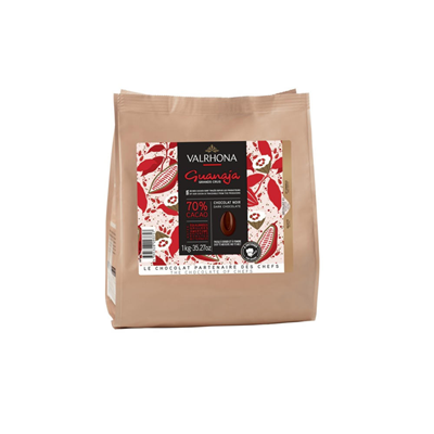 Valrhona Fève de chocolat noir 70% Guanaja 1kg