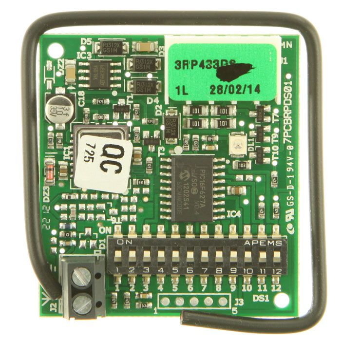 Récepteur radio ADYX RE1C RP433DS 433,92 MHz